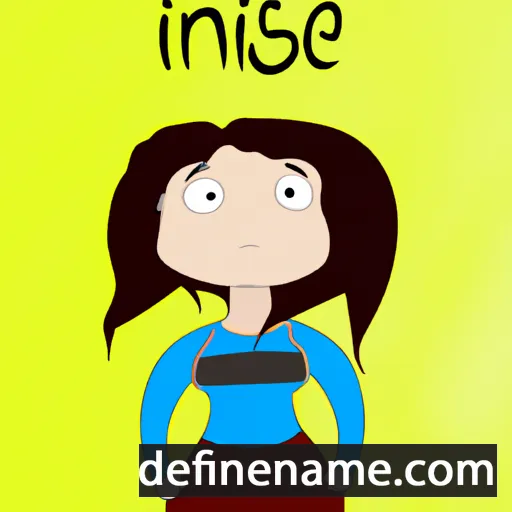 cartoon of the name Inese