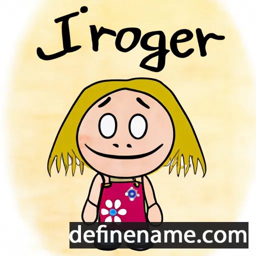 cartoon of the name Ingebjørg