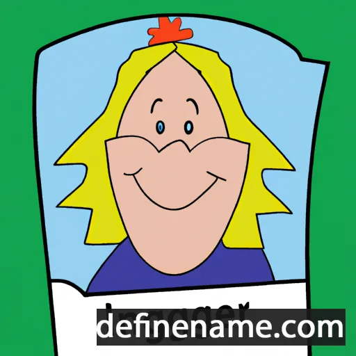 cartoon of the name Ingeborg