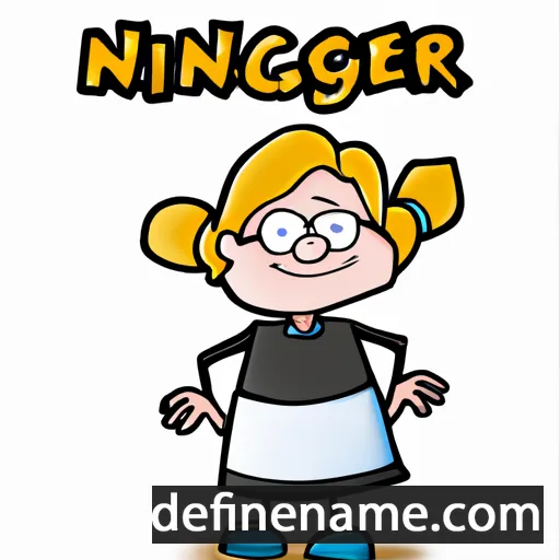 cartoon of the name Ingegerd