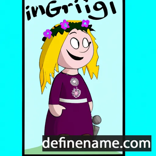 cartoon of the name Ingibjörg