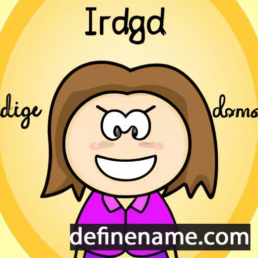 cartoon of the name Ingrid