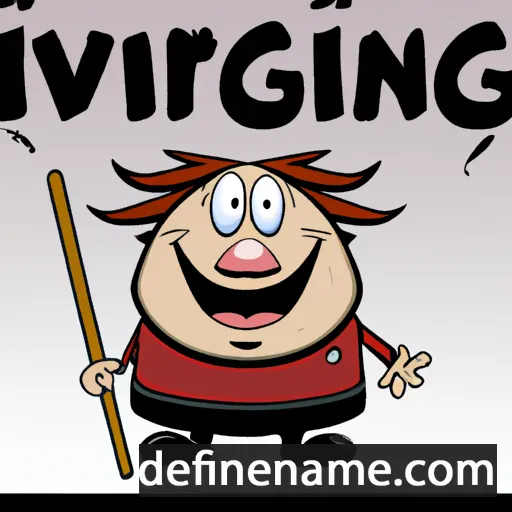 cartoon of the name Ingvar