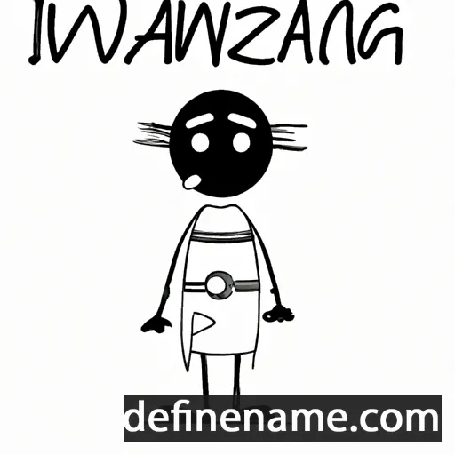 cartoon of the name Ingwamēriz