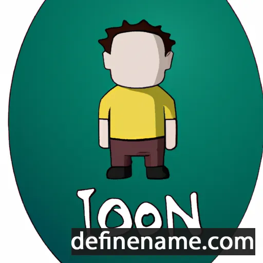 cartoon of the name Ioan