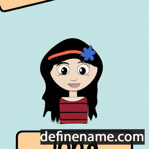 cartoon of the name Ioana