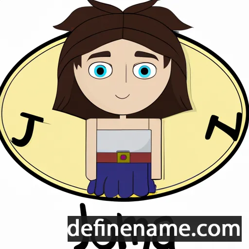 cartoon of the name Ioanna