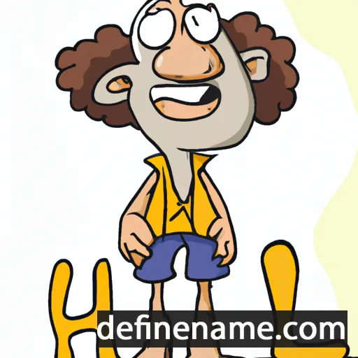 cartoon of the name Iohel