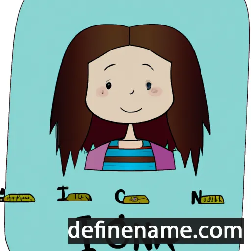 cartoon of the name Iona