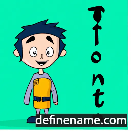 cartoon of the name Ionatán