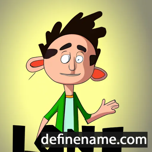 cartoon of the name Ionel