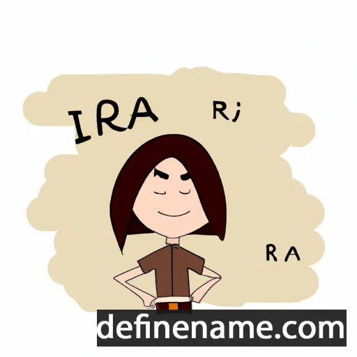 cartoon of the name Ira