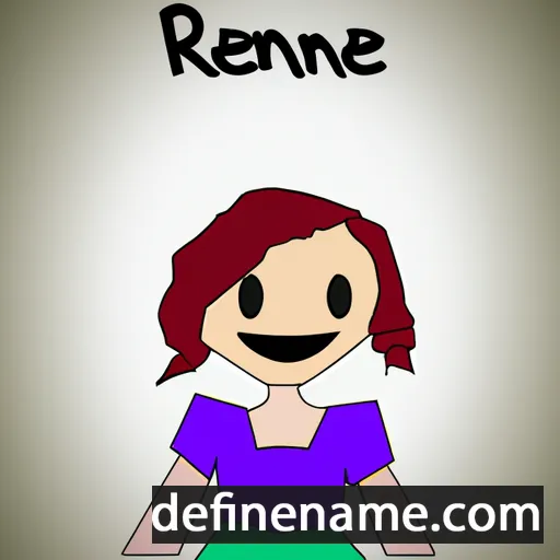 cartoon of the name Irénée