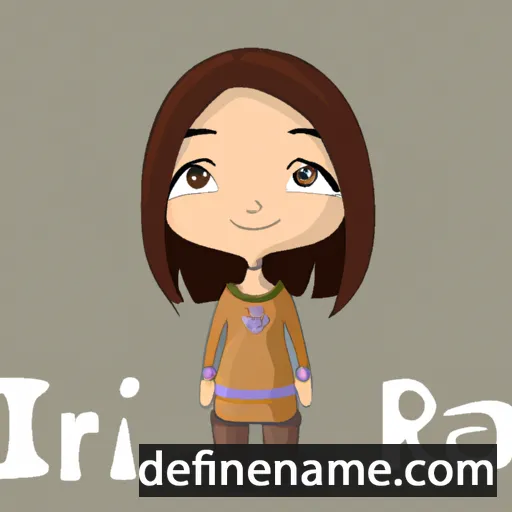 cartoon of the name Iria