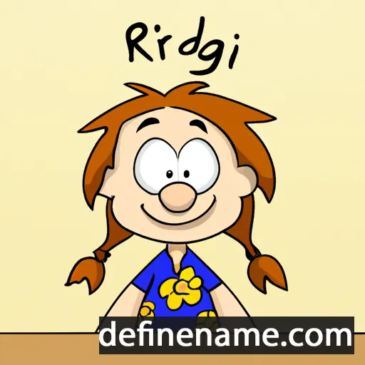 cartoon of the name Irmgard