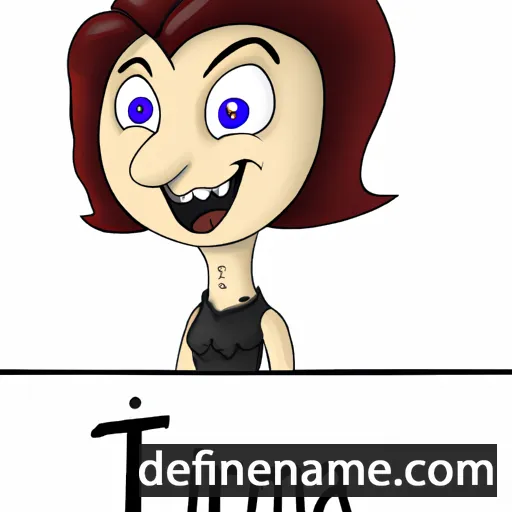 cartoon of the name Irmina