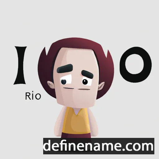 cartoon of the name Iro