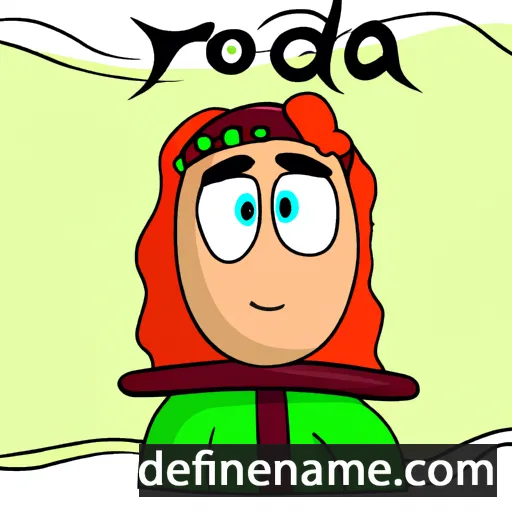 cartoon of the name Iroda