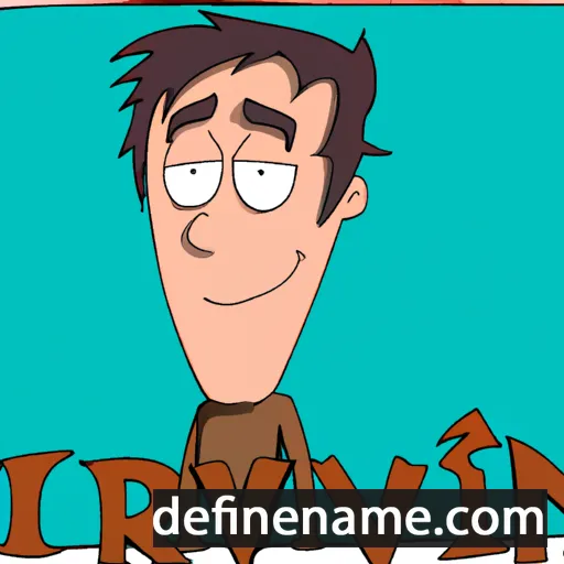 cartoon of the name Irvin