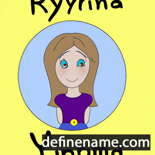 cartoon of the name Iryna