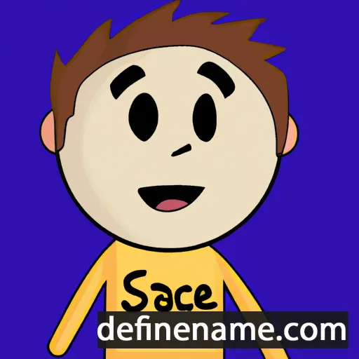 cartoon of the name Isaac