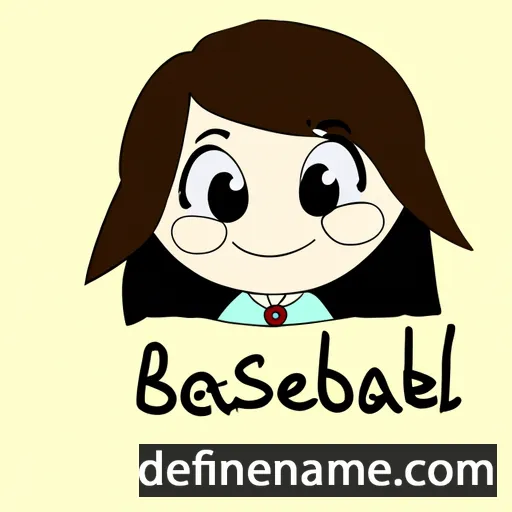 cartoon of the name Isabeau