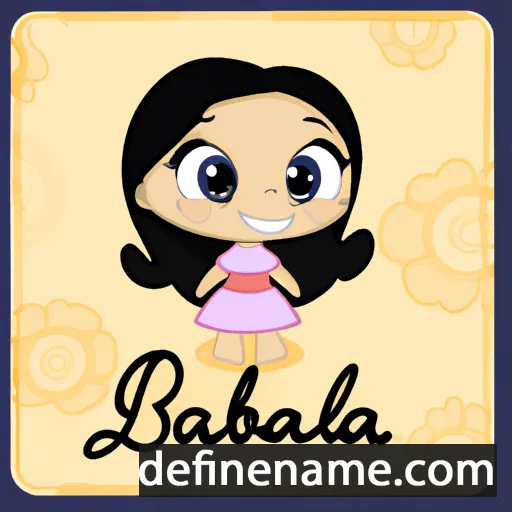 cartoon of the name Isabela