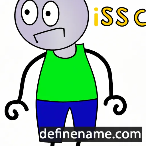 cartoon of the name Isac