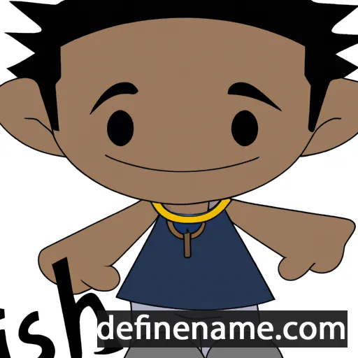 cartoon of the name Isaiah