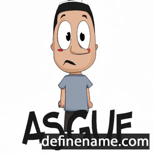 cartoon of the name Isaque