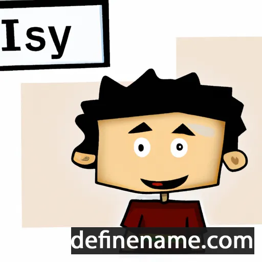 cartoon of the name Isay