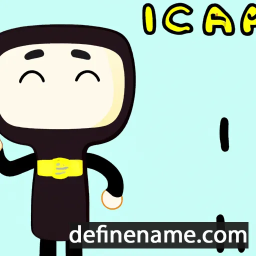 cartoon of the name Iscah