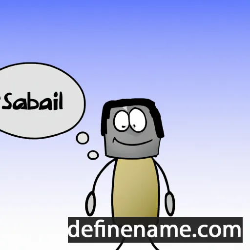 cartoon of the name Iseabail