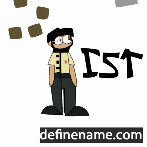 cartoon of the name Iset