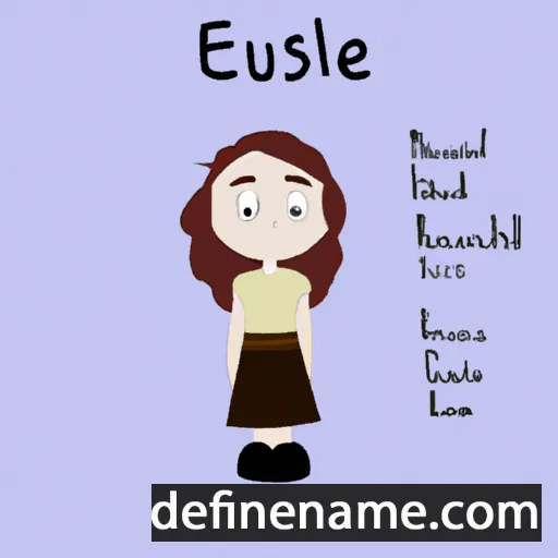 cartoon of the name Iseult