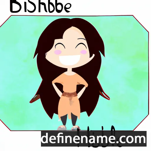 cartoon of the name Ishbel