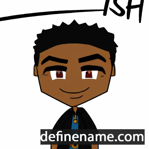 cartoon of the name Isiah