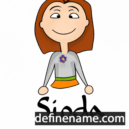 cartoon of the name Isidora