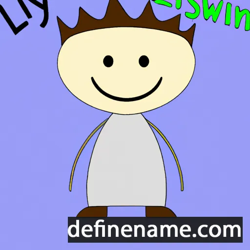 cartoon of the name Islwyn