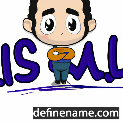 cartoon of the name Ismael