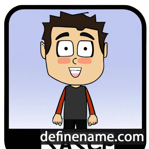 cartoon of the name Issac