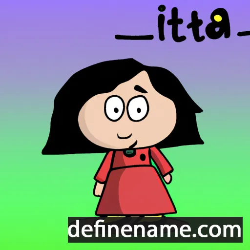 cartoon of the name Ita