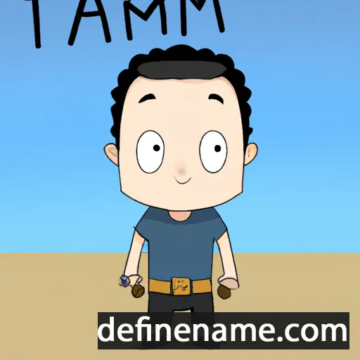 cartoon of the name Itamar