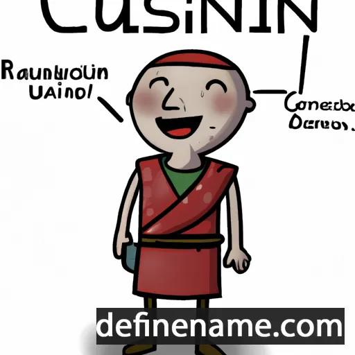 cartoon of the name Iustinianus