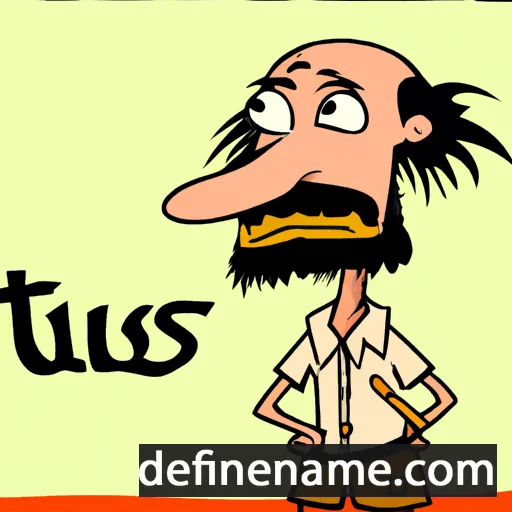 cartoon of the name Iustus