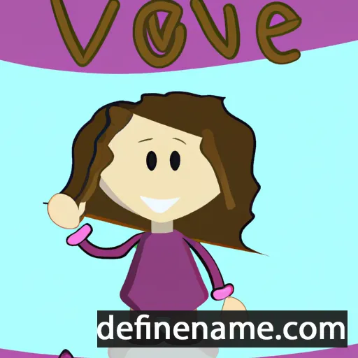 cartoon of the name Ivone