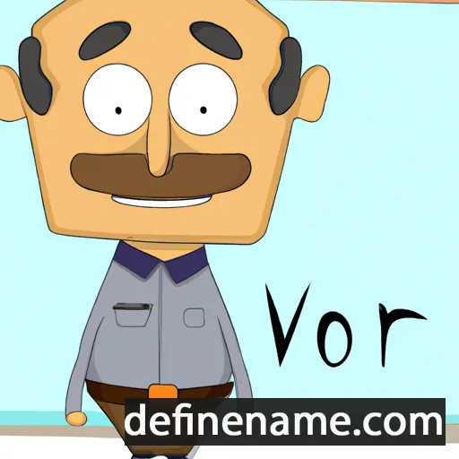 cartoon of the name Ivor