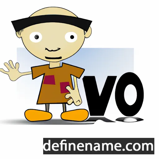 cartoon of the name Iwo