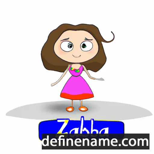 cartoon of the name Izabela