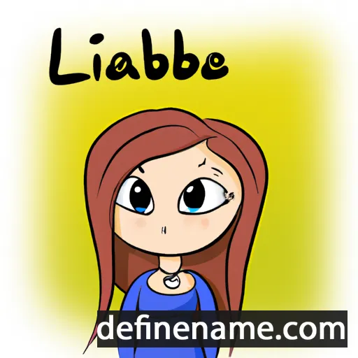 cartoon of the name Izabelė